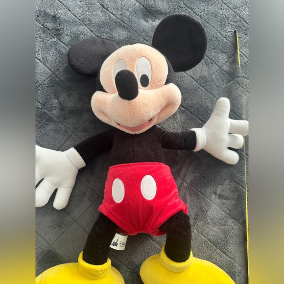 LARGE Disney Plush Mickey Mouse Stuffed Animal 24-28 inches tall - Picture 2 of 4